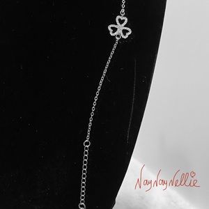 Clover/heart shape bracelet fits 7-9”